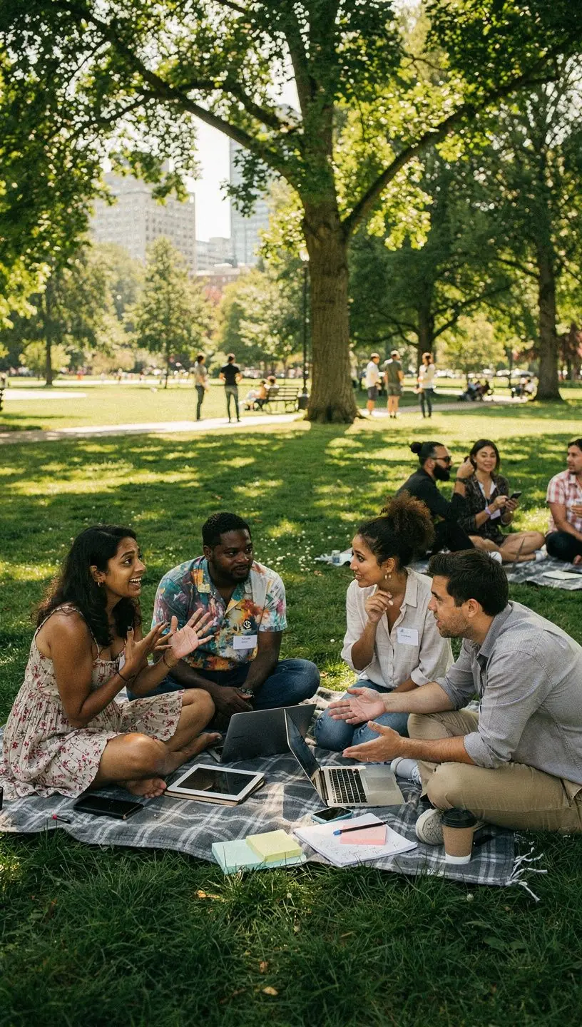 Prezentacja eksperta podczas sesji feedbacku rówieśniczego na temat strategii budowania marki osobistej.